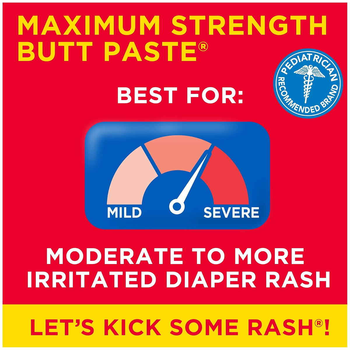 Boudreaux's Butt Paste Ungüento Tratamiento Sarpullido de Pañal Fuerza Máxima 4 oz