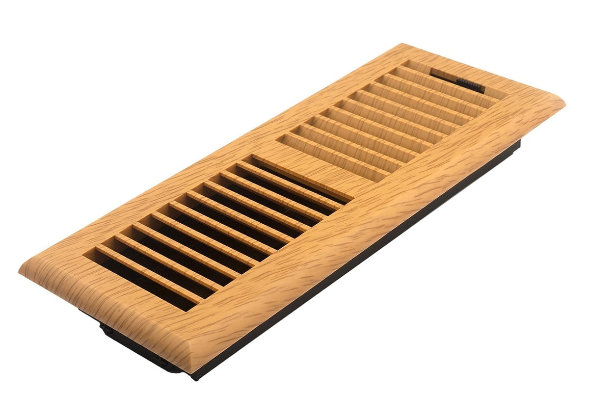 Accord Ventilación Registro de Piso Plástico APFROML412 4" x 12" Roble - 4” x 12” - Roble
