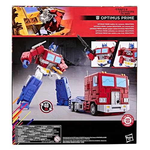 Transformers Studio Series MTMTE Leader Optimus Prime Figura de Acción