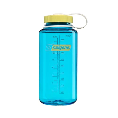 Nalgene - Botella de agua Tritan a prueba de fugas, sin BPA, boca ancha de 32 onzas, fabricada en los Estados Unidos para uso al aire última intervensión e hidratación diaria, emoción y movimiento
