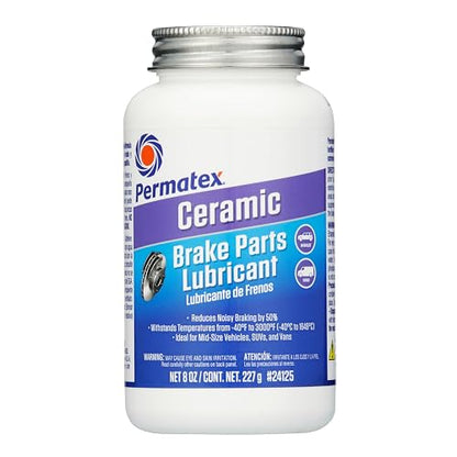 Permatex 24125 - Lubricante para Piezas de Freno Extremo de cerámica, 8 onzas, Paquete de 1