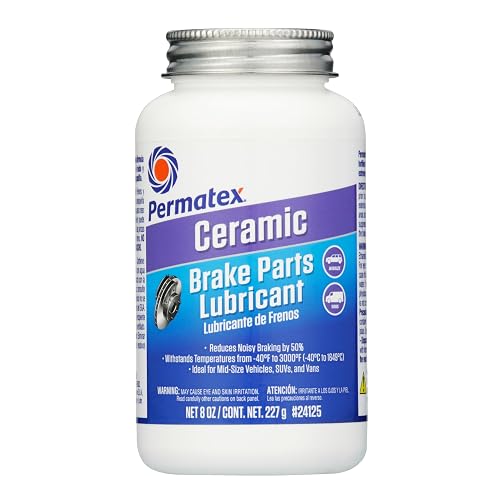 Permatex 24125 - Lubricante para Piezas de Freno Extremo de cerámica, 8 onzas, Paquete de 1