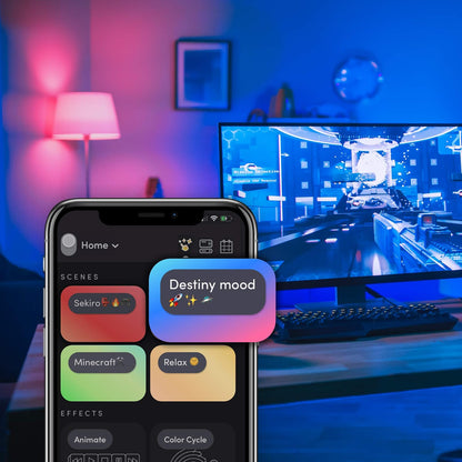 LIFX Color, A19 1100 lúmenes, bombilla LED inteligente Wi-Fi, miles de millones de colores y blancos, no requiere puente, funciona con Alexa, Hey Google, HomeKit y Siri