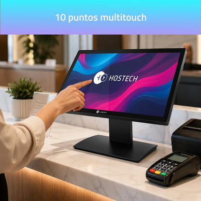 Hostech Monitor Touch 18.5'' IPS Full HD con HDMI para Punto de Venta