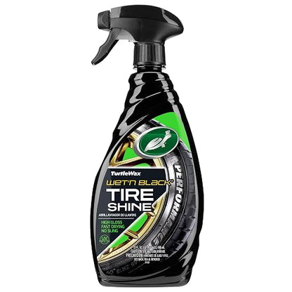 TURTLE WAX, Wet’N Black Abrillantador de Llantas, 680 ml