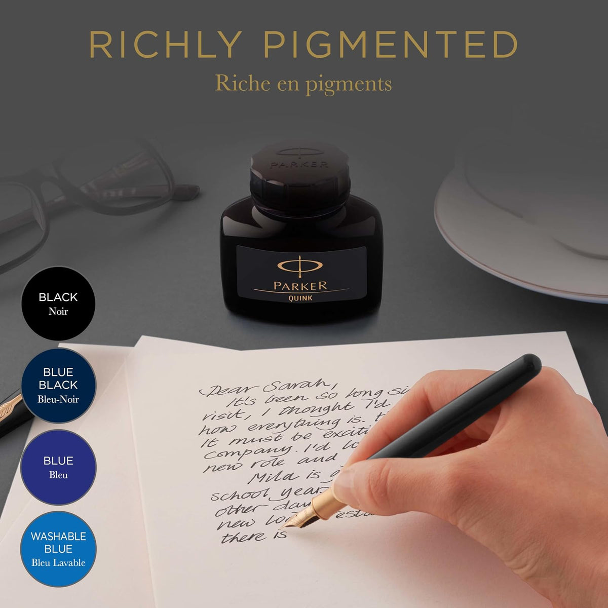 Parker Pk Bottle Ink Azul Box