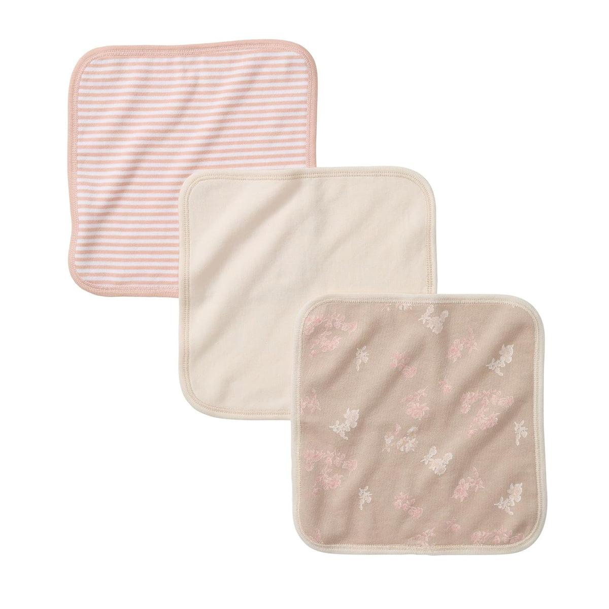Burt's Bees Baby Paños de Algodón Orgánico para Bebé, Paquete de 3 - Paquete de 3 - Floral caprichoso