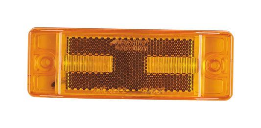 Maxxima 2" x 6" LED Clearance Marker/Auxiliary Turn Signal Light with Reflectorized Lens