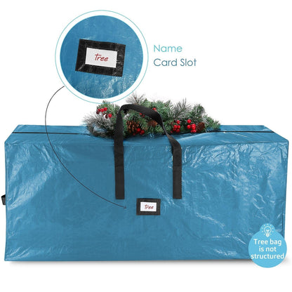 Christmas Tree Storage Bag - Fits Up To 7.5 ft Holiday Trees - Large Christmas Tree Storage Box Container Made from Durable Waterproof Fabric with Handles & Dual Zipper - by Hearth & Harbor