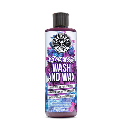 Chemical Guys Extreme Bodywash & Wax Jabón Espumoso para Autos - 16 oz - Jabón