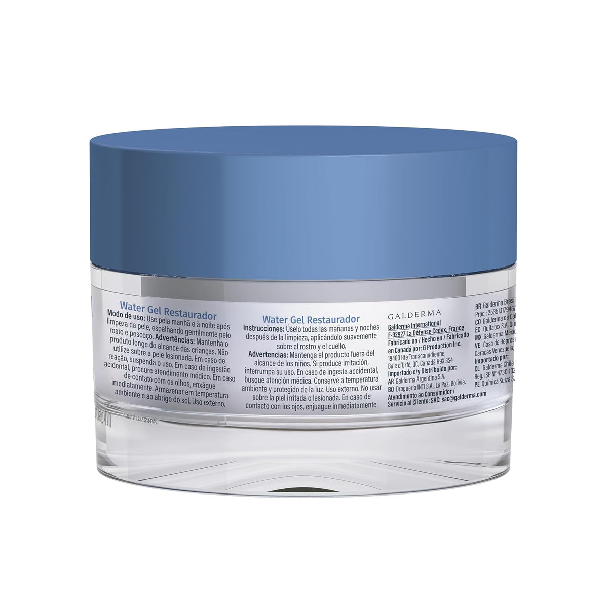 Cetaphil Optimal Hydration Water Gel Restaurador Piel Mixta o Grasa 48 g | Hidrata 72 h, fortalece barrera 24 h y calma sensibilidad con ácido hialurónico, poliglutámico, niacinamida y margarita azul.