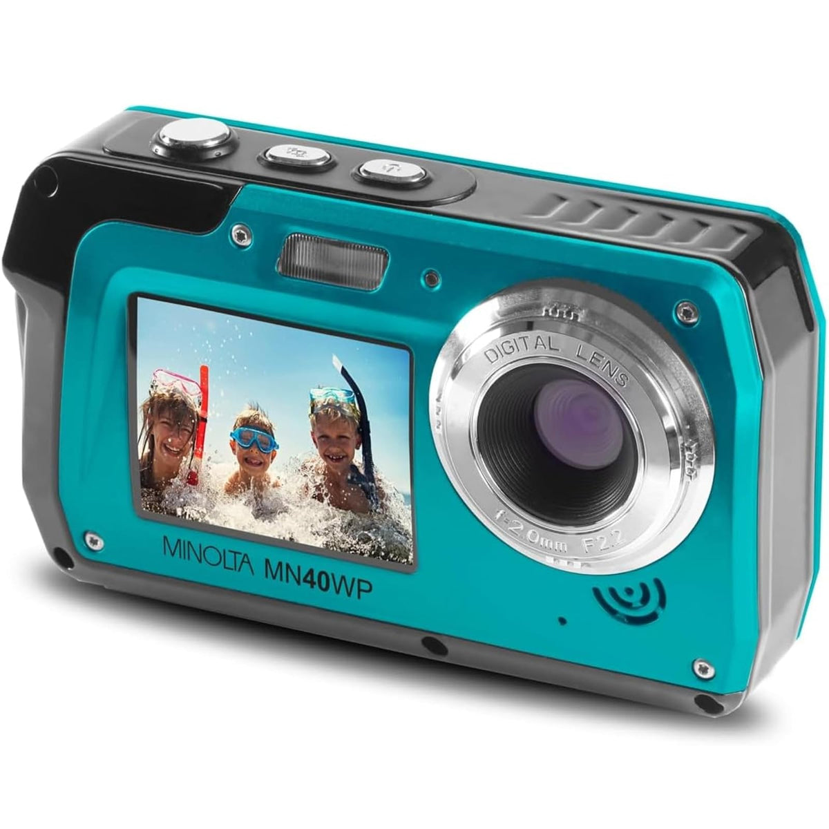 Minolta Cámara Digital Impermeable de 48 MP MN40WP
