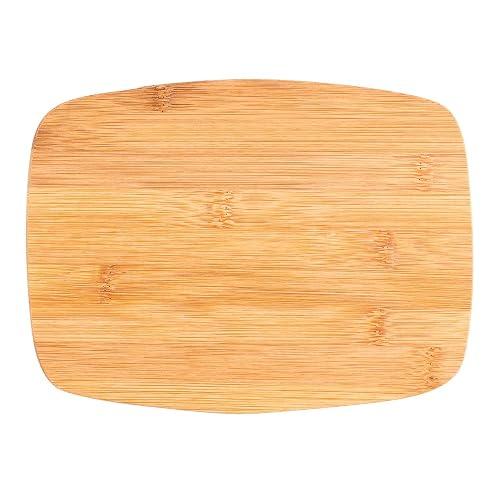 Vasconia | Tabla para Picar Esencial de Bambú Grande 27 x 35 cm | Tabla de cortar, Base para ollas calientes, Bambú natural, Protege filo de cuchillos, Resistente y duradera, Fácil limpieza
