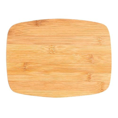 Vasconia | Tabla para Picar Esencial de Bambú Grande 27 x 35 cm | Tabla de cortar, Base para ollas calientes, Bambú natural, Protege filo de cuchillos, Resistente y duradera, Fácil limpieza