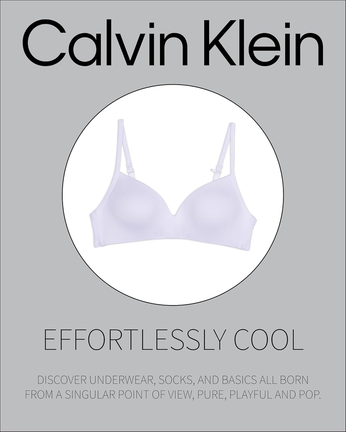 Calvin Klein Girls Soft Cup Bralette, 2-Pack Sujetador Demi Niñas