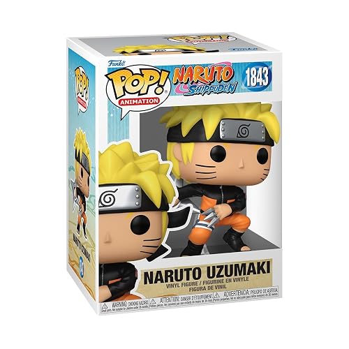 Funko Pop! Animation: Naruto Shippuden - Naruto (1 in 6 Chase Chance) | Mercancía Oficial de Anime - Figura de Vinilo Coleccionable para Decoración - Regalo de Cumpleaños para Fans