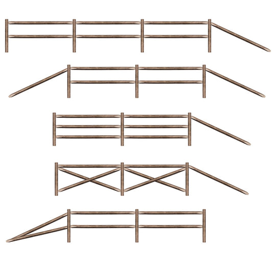 Beistle 52300 Split Rail Fence Party Props, Multicolored