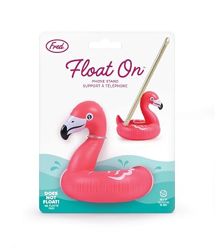 Fred Float ON, Soporte para teléfono Flamingo – Soporte para teléfono Inteligente para computadora – Lindo Accesorios para el hogar y la Oficina – Compatible con Android/iPhone y más – No Flota –