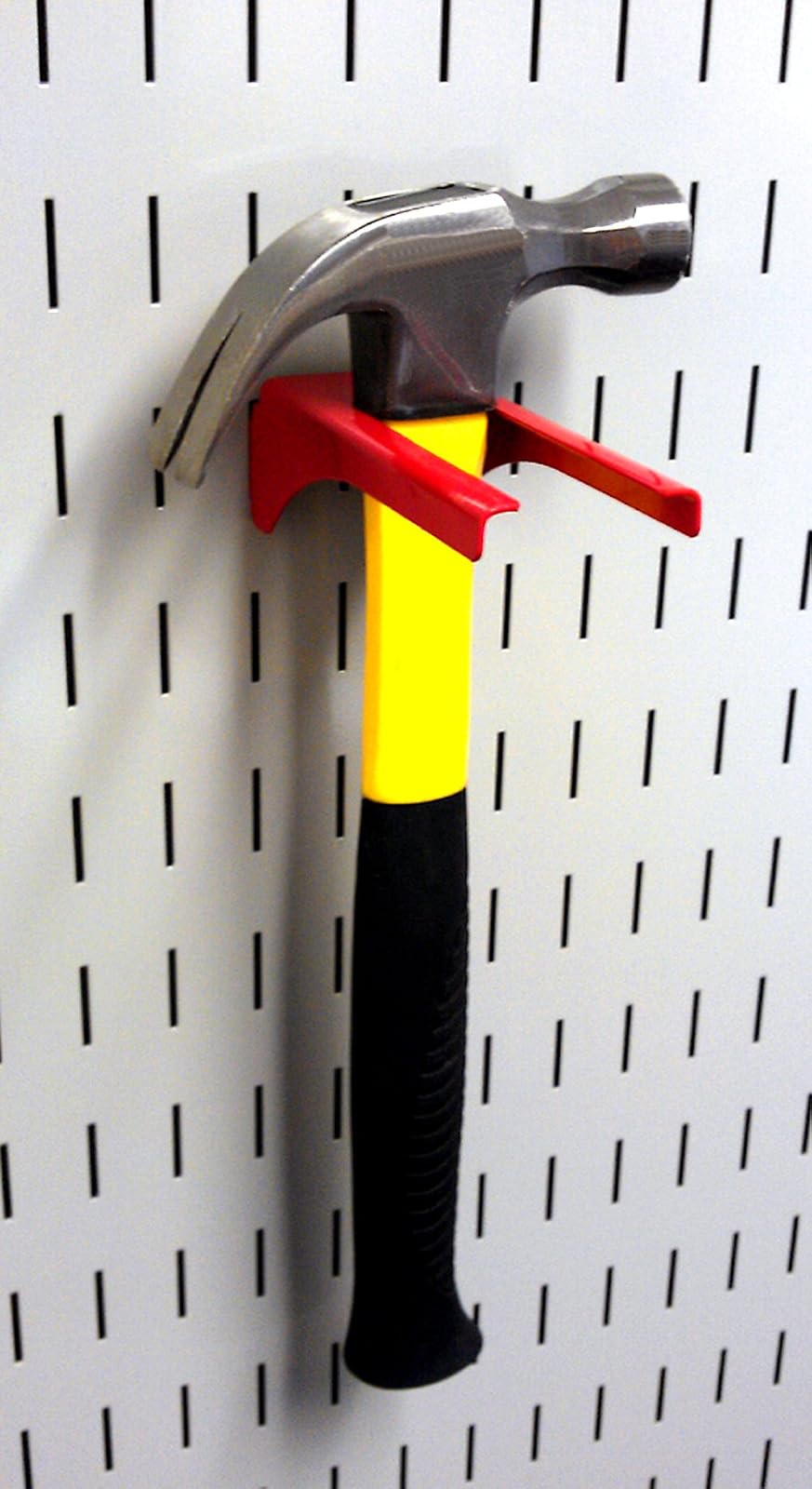Wall Control KT-400-WRK R Slotted Tool Board Workstation Accessory Kit for Pegboard and Slotted Tool Board, Red