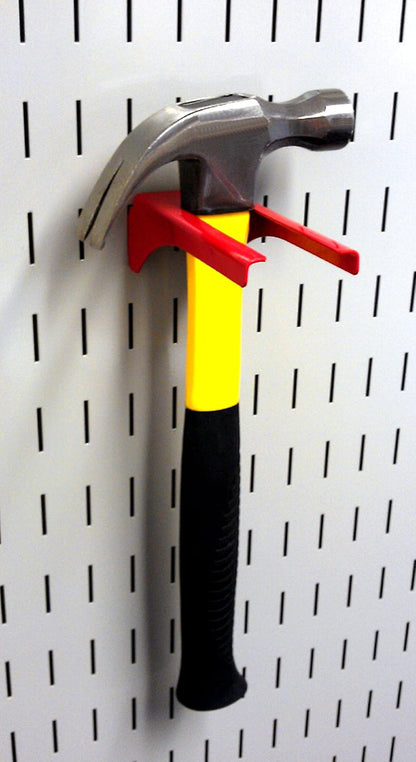 Wall Control KT-400-WRK R Slotted Tool Board Workstation Accessory Kit for Pegboard and Slotted Tool Board, Red