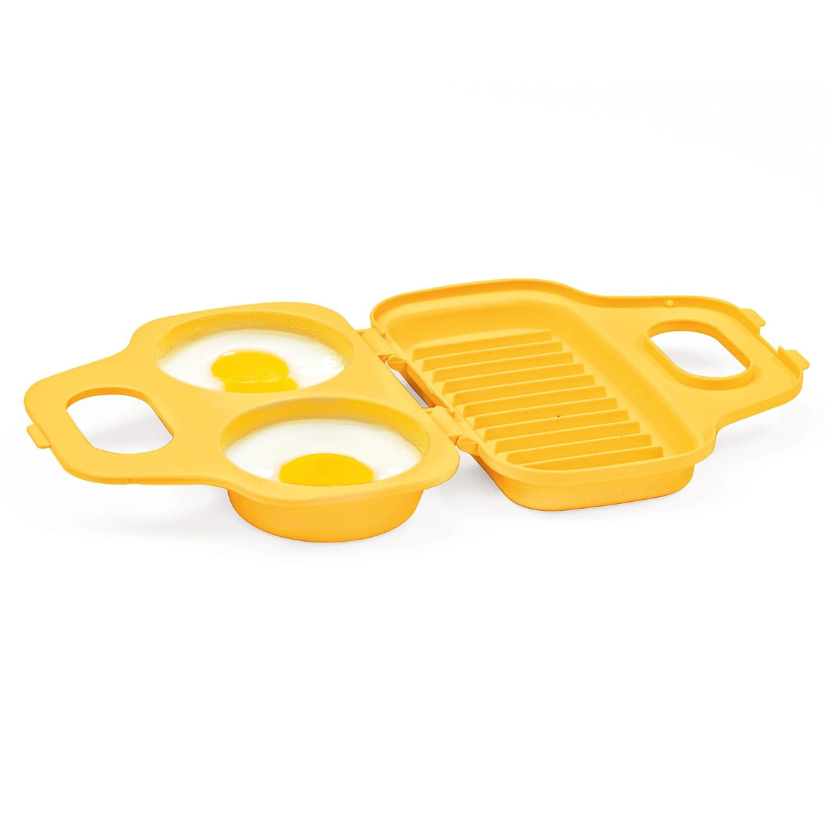 Progressive International Prep Solutions by Progressive - Cazador furtivo de huevos para microondas, fácil de usar, desayunos, almuerzos y cenas, apto para lavaplatos