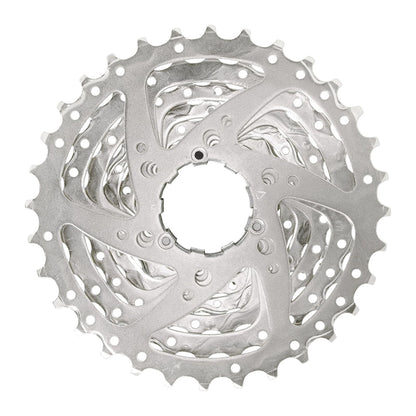 SUNRACE Cassette de Piñones MTB CSM66 | 8 Velocidades | 11-34D | Plata en Cajita CSM66.8AV0.NS1.BXB