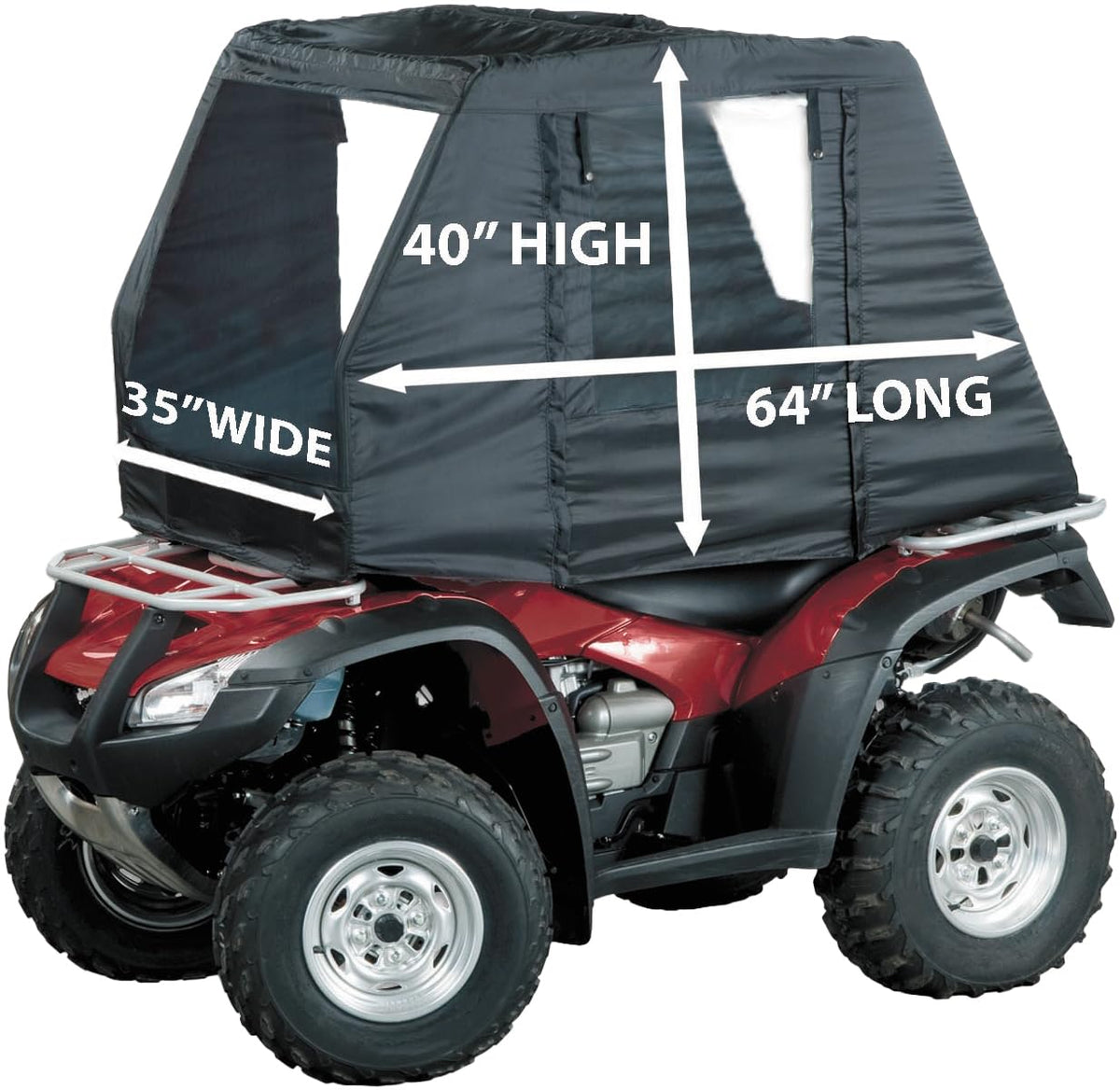 Raider 02-1400 - Carcasa Universal de Nailon Pesado para Cabina ATV y Cubierta de Cabina