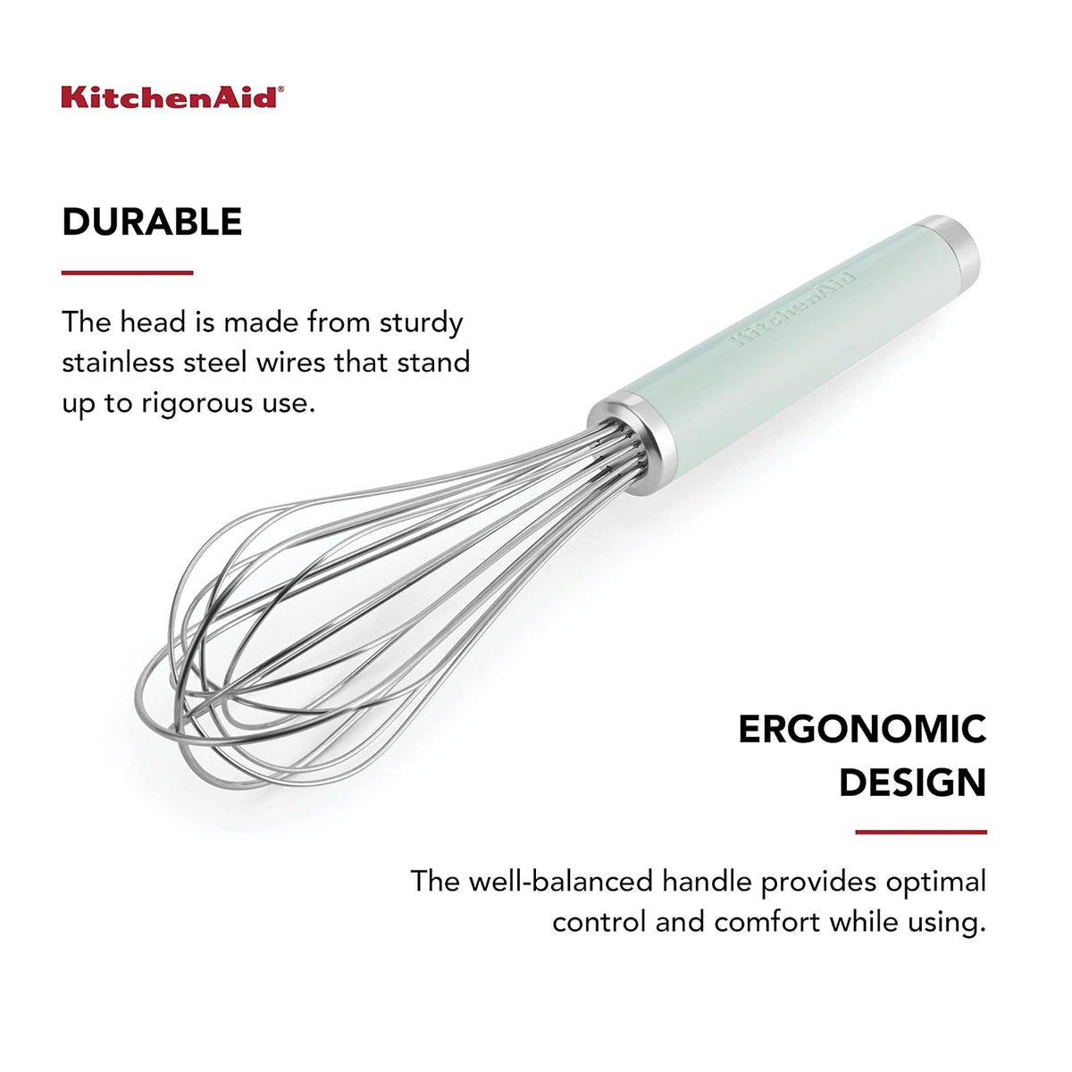 KitchenAid - Batidor clásico utilitario, 10.5 pulgadas, pistacho
