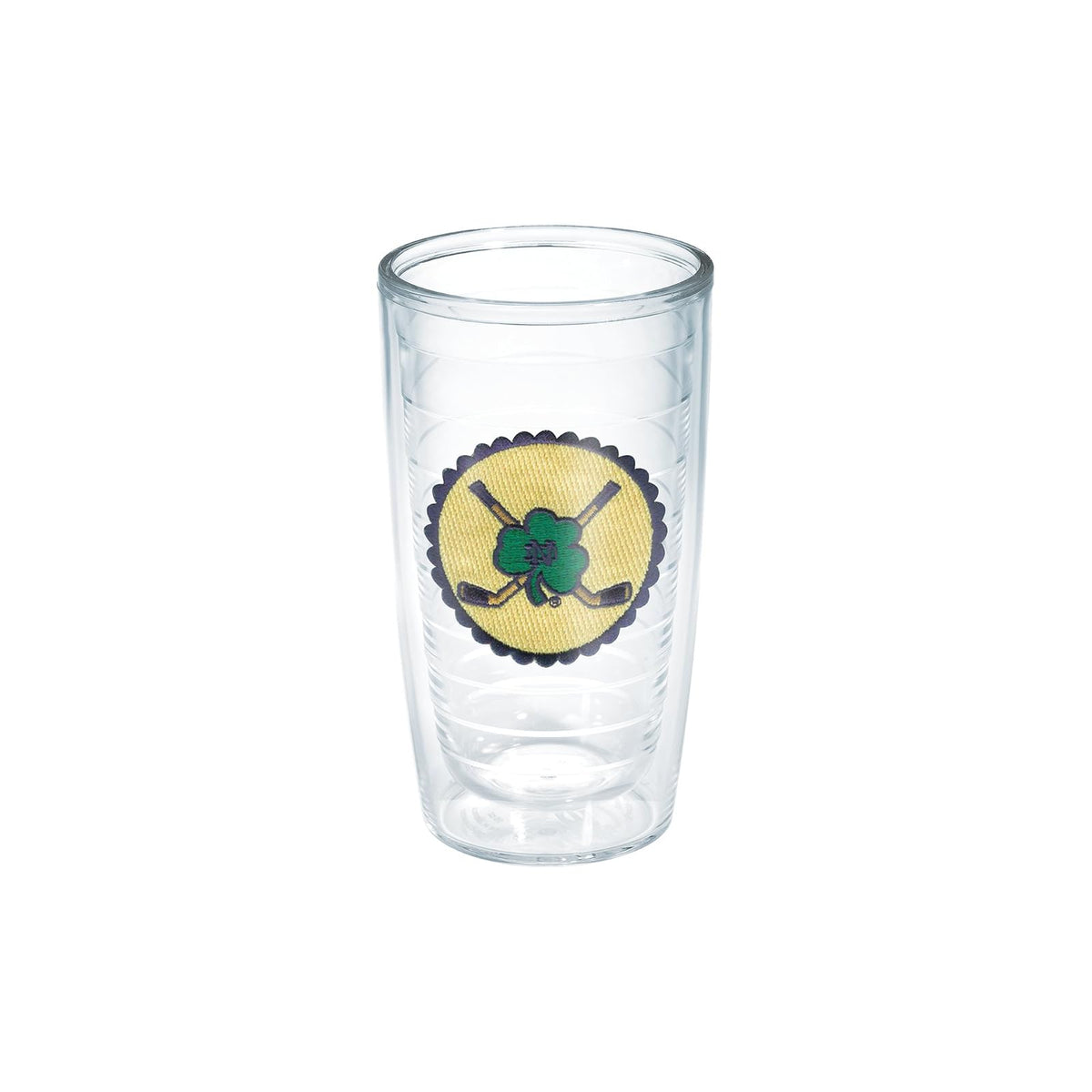 Tervis Vaso NCAA Transparente 16 oz Diseño de Universidad - Logo de hockey de Notre Dame - 16-Oz - Transparente