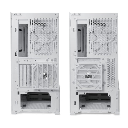 LIAN LI LANCOOL 216 E-ATX - Funda para computadora para juegos RGB, Airflow Focus RGB con paneles de malla integrales, ventiladores PWM de 2 x 160 mm y 1 x 140 mm preinstalados e innovadores chasis de