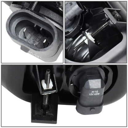 DNA Motoring Luz Antiniebla Lente Ahumada para Parachoques Delantero de Chevy Silverado 2004-2006 FL-ZTL-306-SM