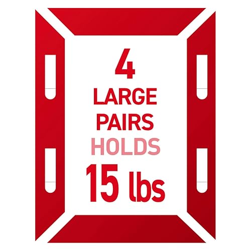 Command - Tiras grandes para colgar fotos de 15 libras, 20 pares, (40 tiras de mando) sin daños, sin herramientas, ideal para decoración del hogar, calcomanía negro