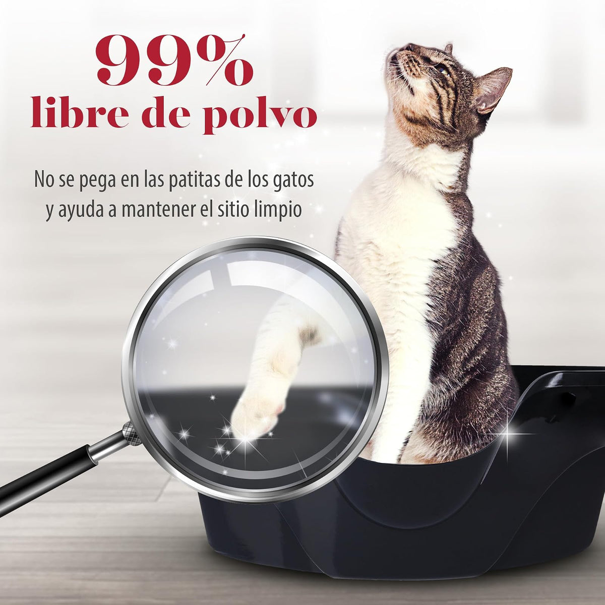 Nature´s Miracle Arena para Gato no aglomerante, Aroma Lavanda, 3.6 kg