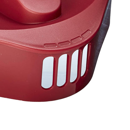 Goodcook 10658 - Jarra de plástico de 1 galón con 3 coladores y cierre sin derrames, apto para lavaplatos, transparente y rojo