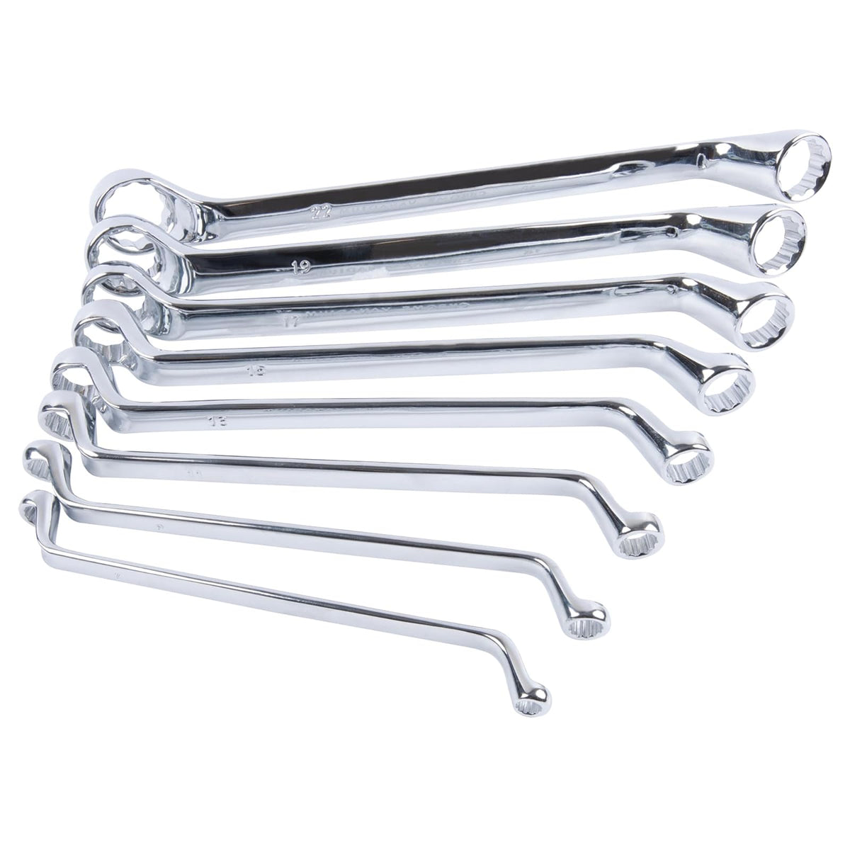 Performance Tool Juego de 8 Llaves Métricas de Compensación de Acero Cromo Vanadio W1086