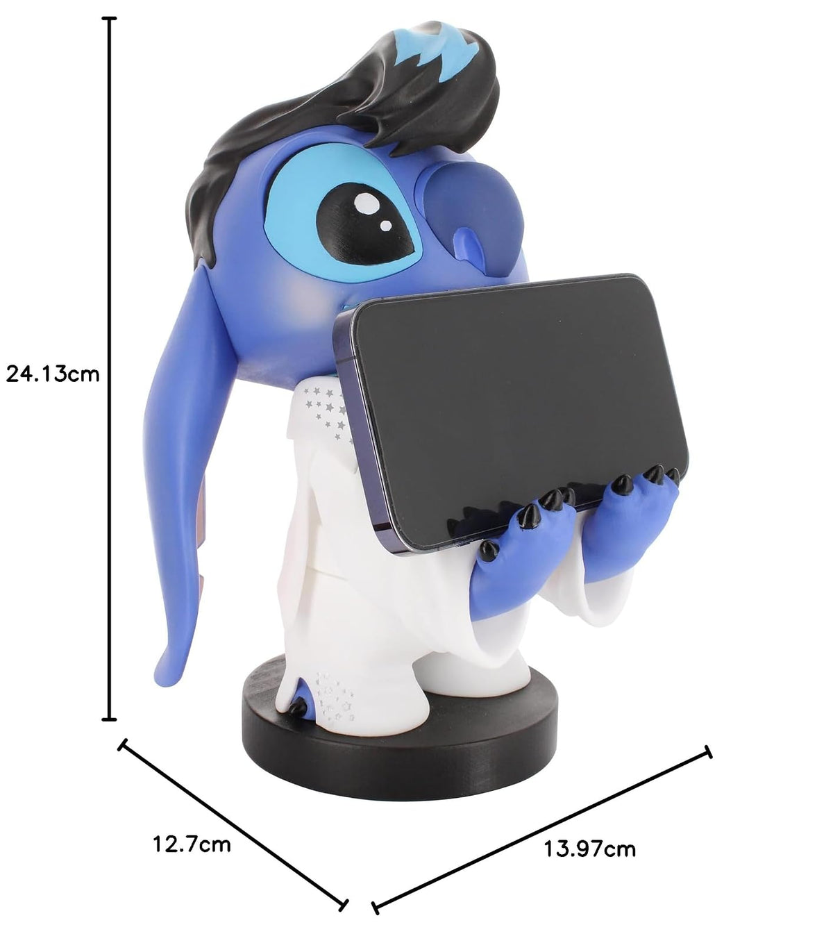 Cableguys Exquisito Gaming: Lilo & Stitch: Elvis Stitch - Driver de Juego Original y Soporte para teléfono, Soporte para Dispositivos, Figura con Licencia de Disney Classics