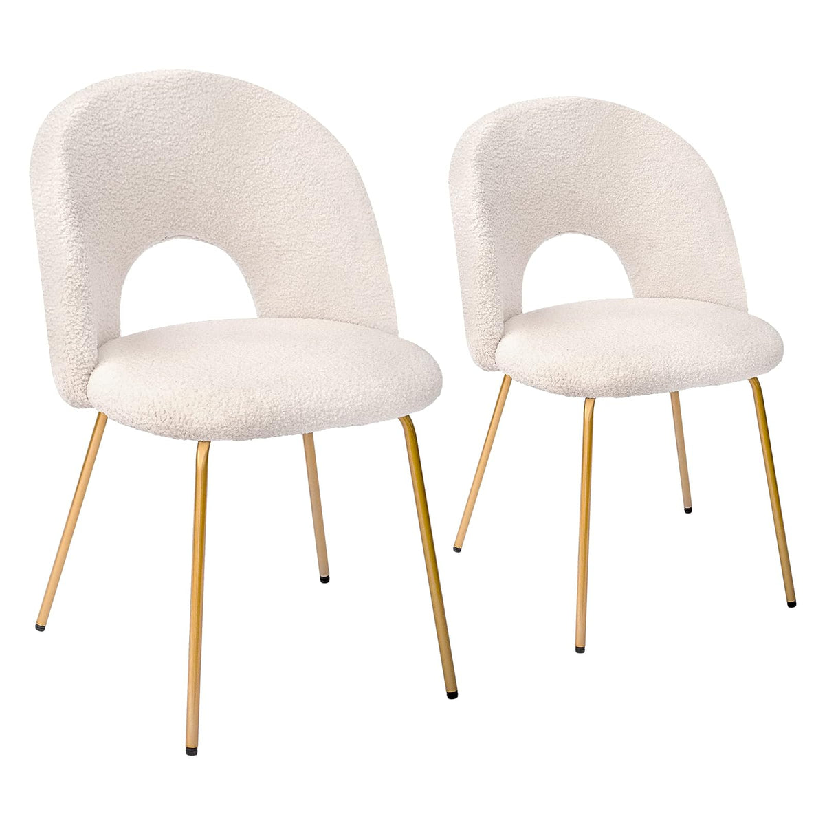CangLong - Juego de 2 sillas de Comedor, Color Blanco
