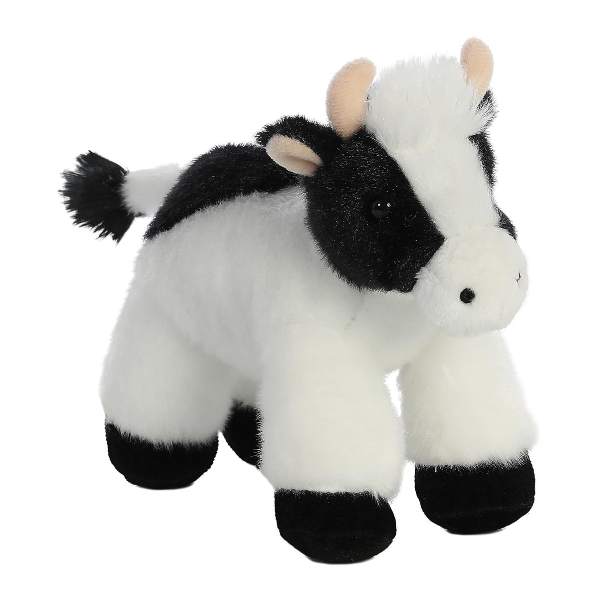 Aurora Mini Flopsie Peluche Coleccionable - 4" x 8" x 4" - Mini Moo