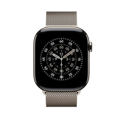 Apple Watch Band - Correa Estilo milanés - 46 mm - Natural - S/M