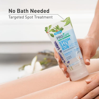 ProCure Gel de Sal de Epsom con Aloe Vera | 6 oz, paquete de 2, alivia tensión muscular, dolores y molestias