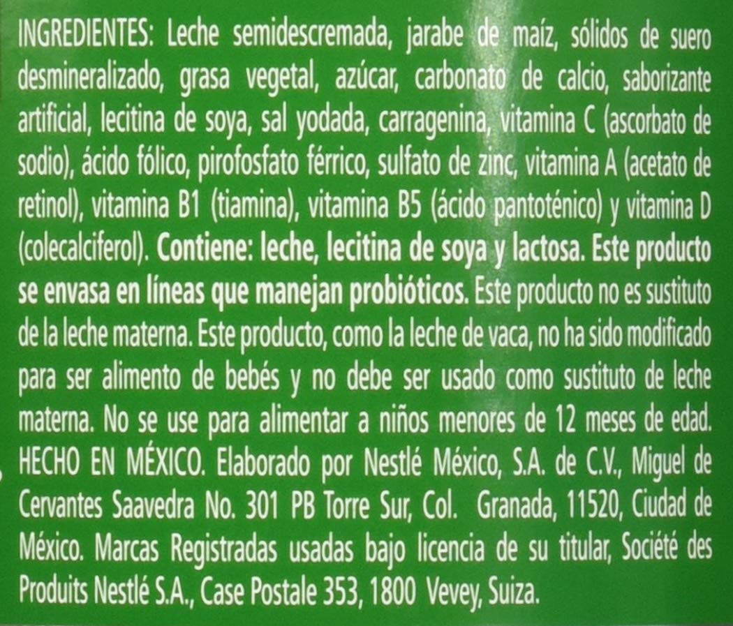 Nutri Rindes en Polvo,Adicionado de Vitaminas A, D, C, B1 y B5, Hierro, Ácido Fólico, Calcio, Hierro y Zinc, Lata de 1.7 kg
