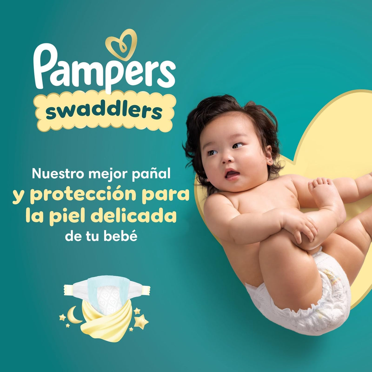 Diapers Size 6, 16 Count - Pampers Swaddlers Disposable Baby Diapers, Jumbo Pack (Packaging May Vary)