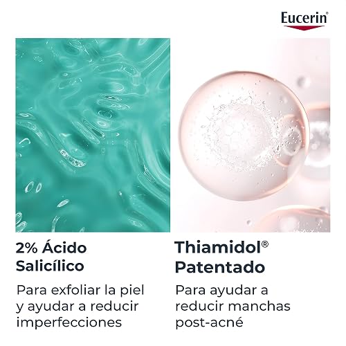 EUCERIN DermoPure Triple Effect Crema Corporal (200ml) Anti-Imperfecciones, Anti-Manchas, Anti-Brillo, Calma e hidrata, ideal para piel grasa o con imperfecciones