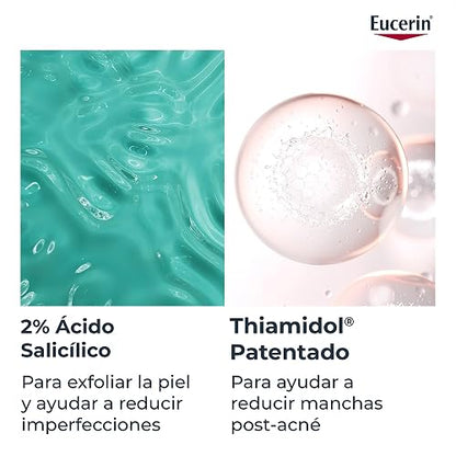EUCERIN DermoPure Triple Effect Crema Corporal (200ml) Anti-Imperfecciones, Anti-Manchas, Anti-Brillo, Calma e hidrata, ideal para piel grasa o con imperfecciones