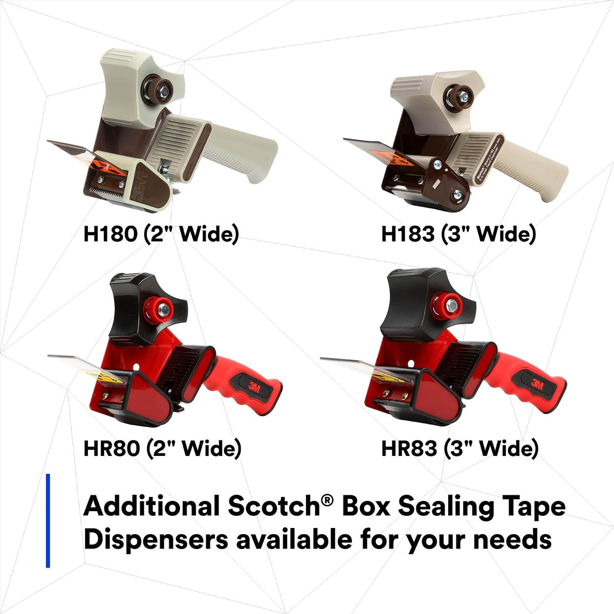 Scotch H180 - Dispensador de cinta de sellado para cajas (5 cm)