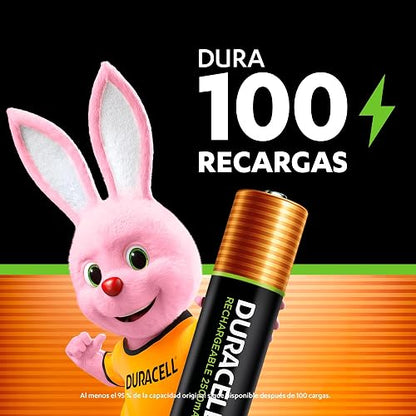 Duracell Pila Recargable AA - Pack x2 2500mAh