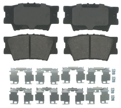 Wagner Brake QuickStop Juego de Pastillas de Freno de Disco de Cerámica ZD1212