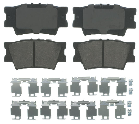 Wagner Brake QuickStop Juego de Pastillas de Freno de Disco de Cerámica ZD1212
