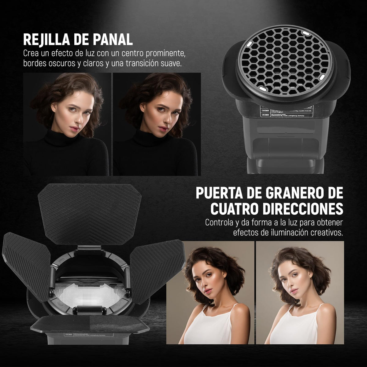 NEEWER Anillo Adaptador de Cabeza de Flash Cuadrado de Silicona con Cabezal de Flash Redondo Magnético Kit de Gel de Color para Z760 NW760 NW700 NW620 NW635II TT560 Speedlite de Cabeza Cuadrada, CRM3