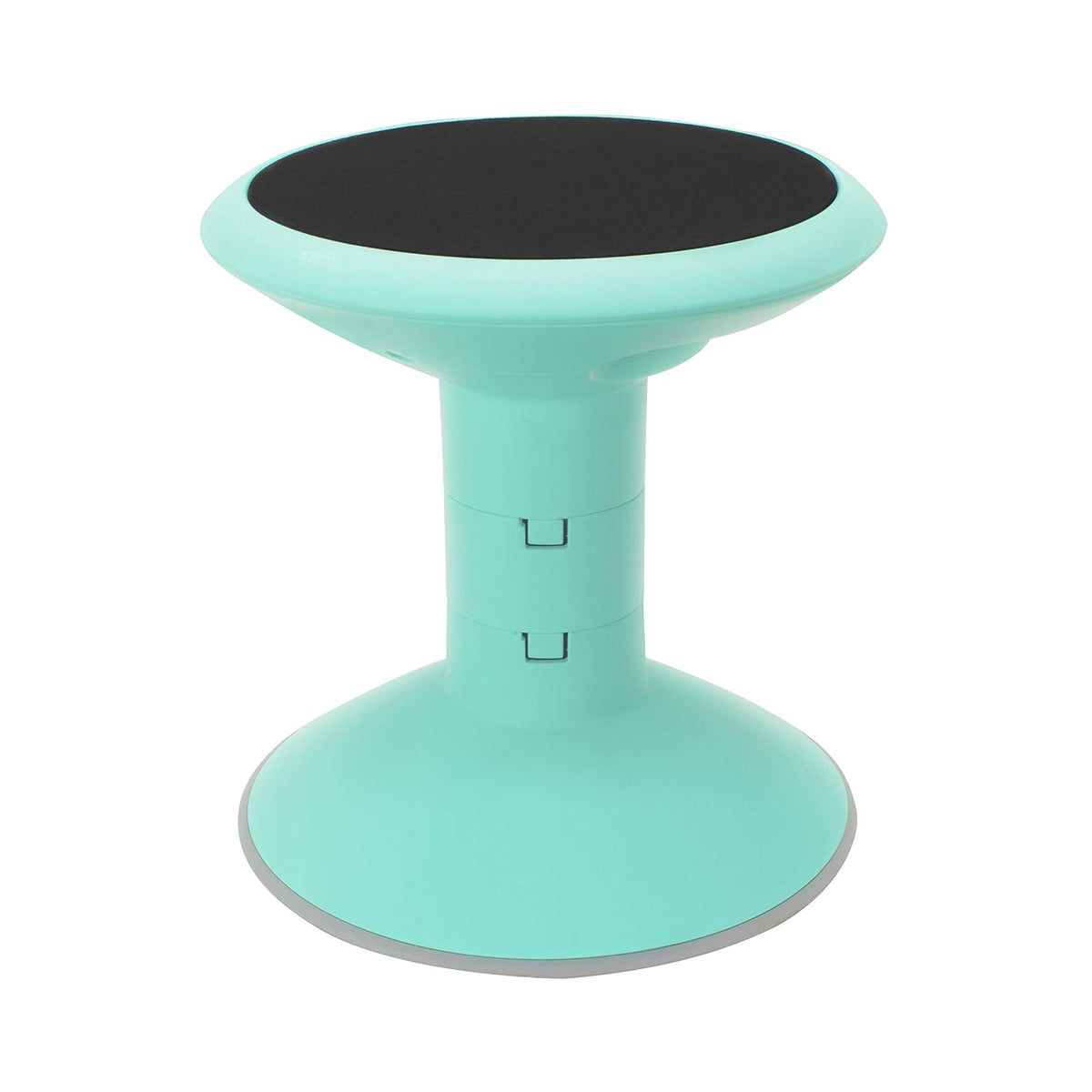 Storex - Taburete Wiggle – Asiento Flexible Activo para Aula y Estudio en casa, Ajustable de 12 a 18 Pulgadas de Altura, Verde Azulado (00306U01C)